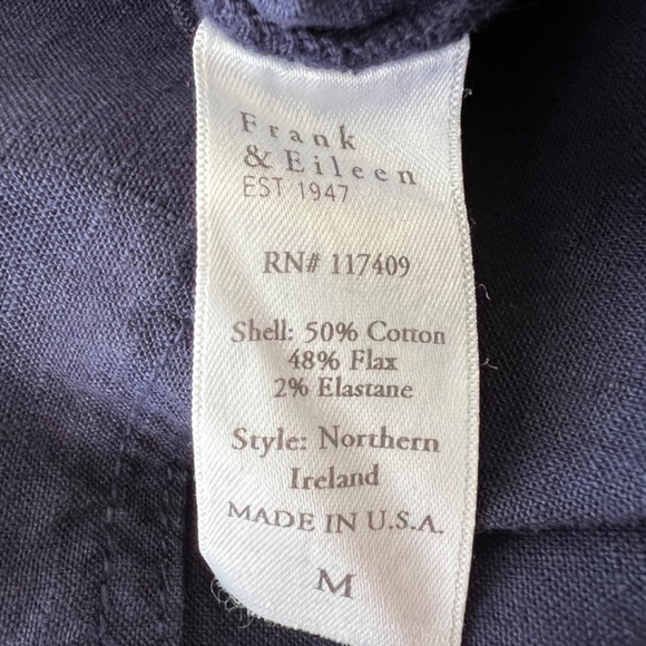 FRANK & EILEEN Northern Ireland Playsuit in Navy - M - Picture 10 of 16